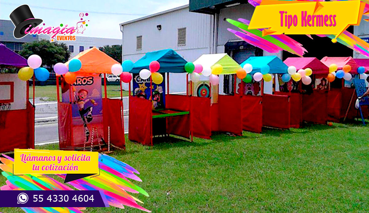 Puestos de feria y comida