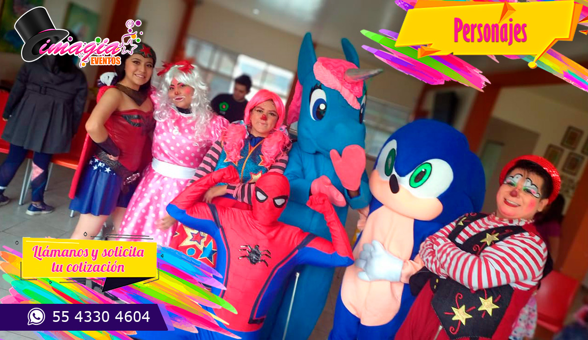 Personajes de a TV y princesas