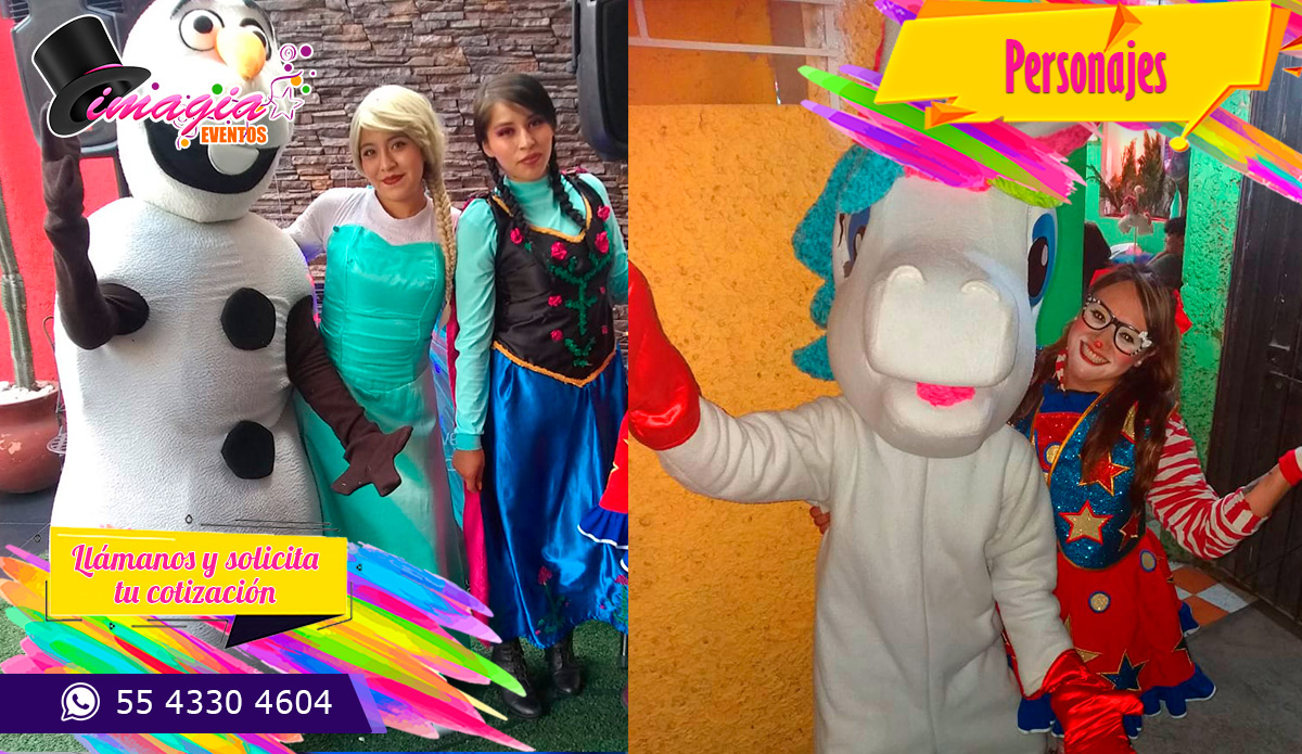 Personajes de a TV y princesas