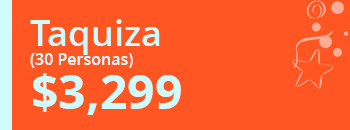 Taquizas 30 personas	