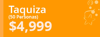 Taquizas 50 personas	
