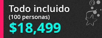 Todo incluido 100 personas