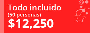 Todo incluido 50 personas